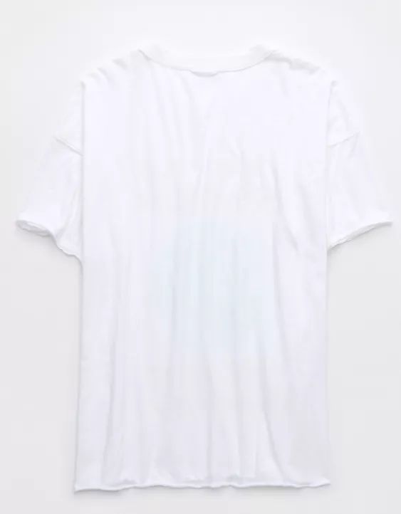 Aerie Smiley® Graphic Oversized Boyfriend T-Shirt | Aerie