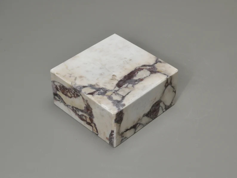 Calacatta Viola Marble Art Display Base: Sculpture Stand (6wx6dx3h) - Etsy | Etsy (US)