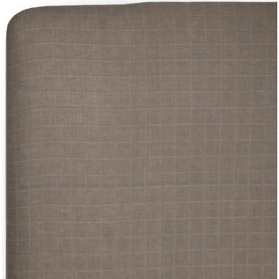 Cotton Muslin Crib Sheet - Mocha Brown | Maisonette