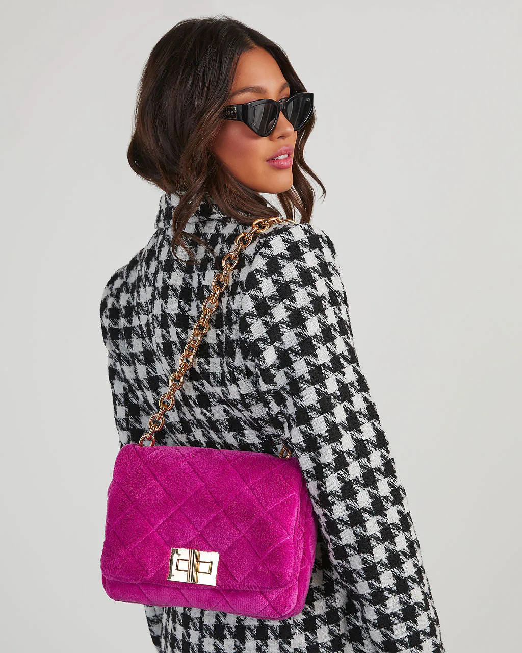 Keely Quilted Teddy Shoulder Bag | VICI