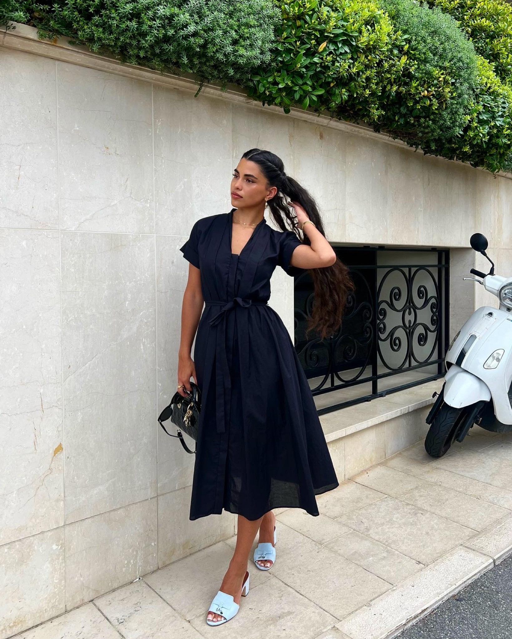 summer dress & sandals 💗