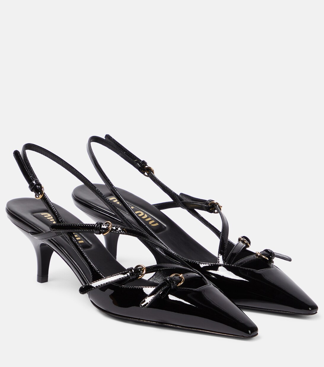 Patent leather slingback pumps | Mytheresa (INTL)