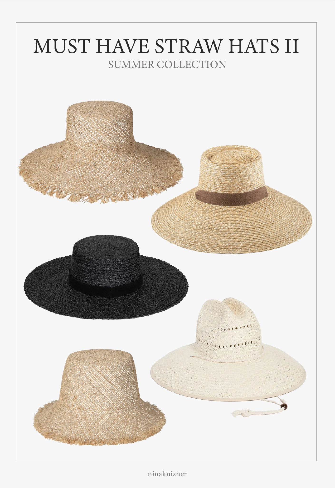 All of my favorite summer hats in one place. Part II.

Love these raw materials in neutrals, browns and blacks. Can be worn with a dress, jeans and a T-shirt or a swimsuit..Super versatile and a summer must have. 

#neutraloutfits #summerhats #capsulewardrobe #strawhats #quietluxury #luxuryonabudget #LTKSummerEdit 

#LTKStyleTip #LTKSeasonal