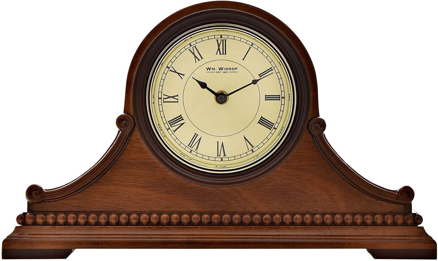 Widdop WILLIAM Wooden Napoleon Mantel Clock | Amazon (UK)