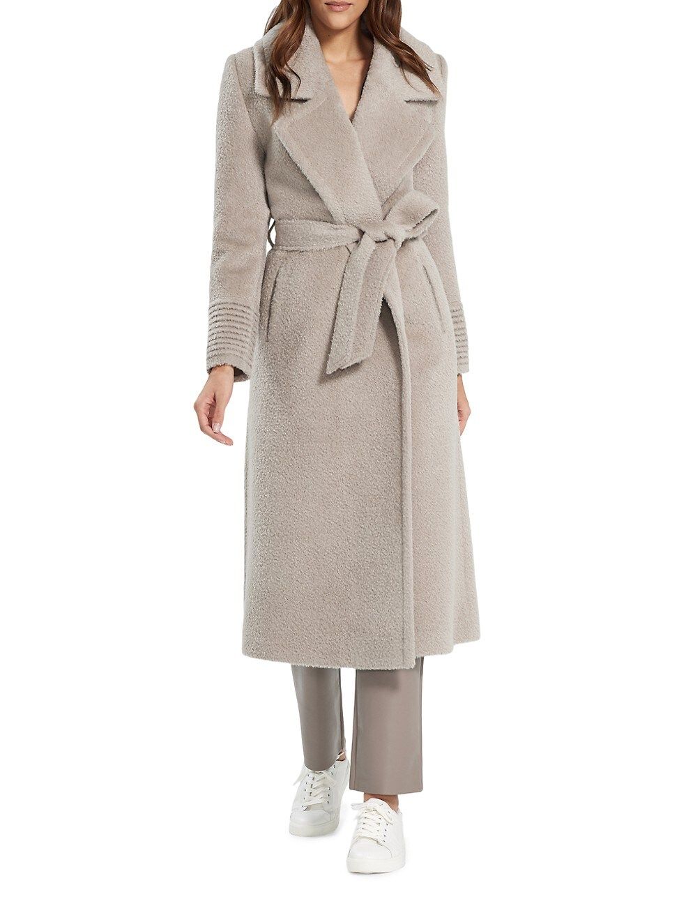Sentaler Alpaca Bouclé Long Coat | Saks Fifth Avenue