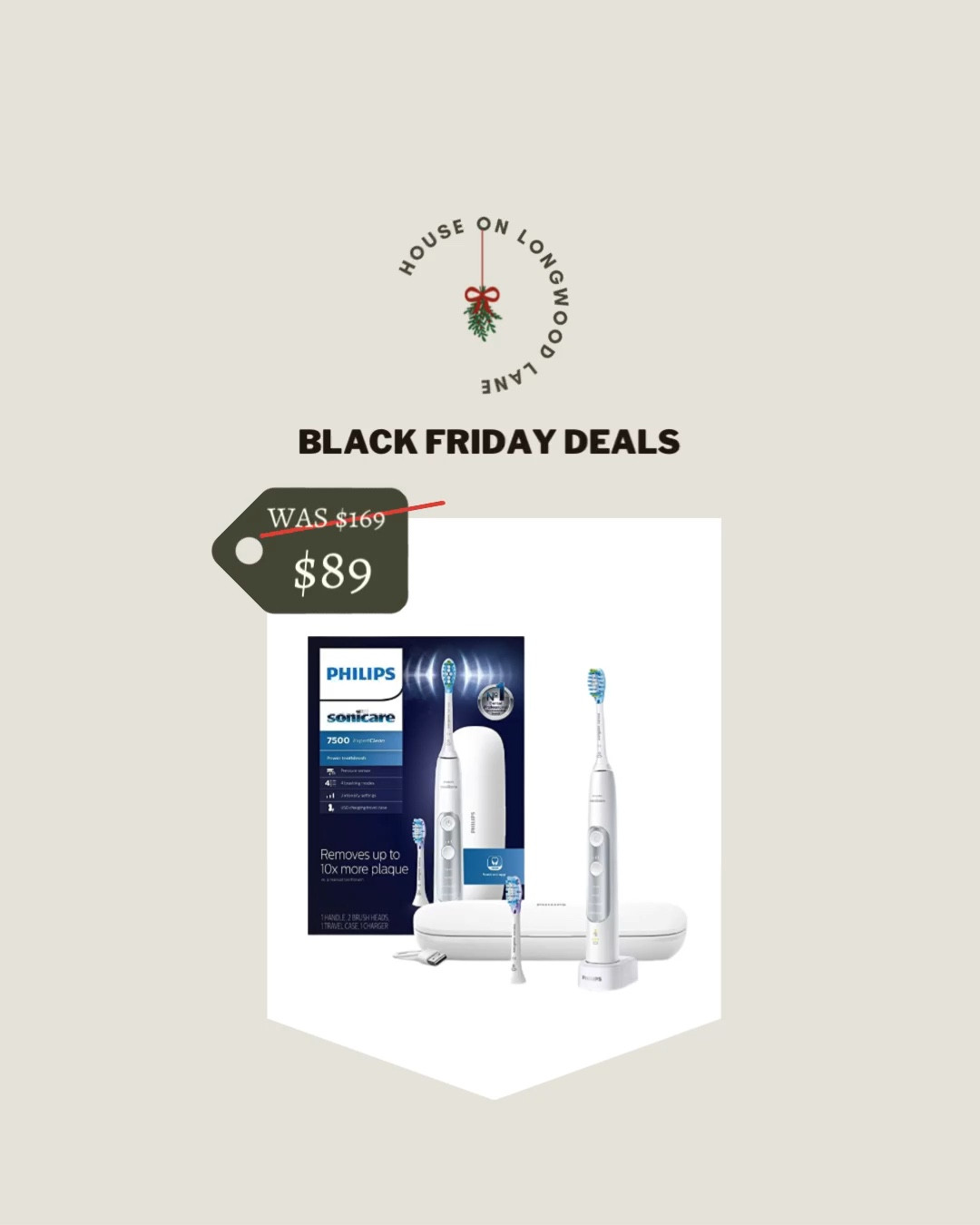 Black Friday Deals! Philips Sonicare Rechargeable Electric Power Toothbrush is 47% OFF! Worth every penny #BlackFriday

#LTKsalealert #LTKunder100 #LTKSeasonal