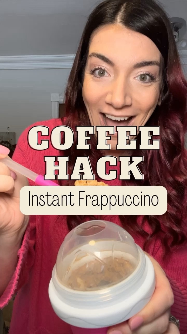 A basic coffee Frappuccino from Starbucks with no extras is $7 😮 

So we are going to start making them at home! 🏡 

Just use my super easy iced coffee recipe to make the base (2 TBSP instant coffee & 1 cup cold water - shake it up in a mason jar or other container to mix), put it in this slushie maker cup and squeeze!!

Add some flavoured coffee creamer or yummy syrups... maybe some whipped cream?! Sky's the limit! 

#LTKVideo #LTKhome #LTKfamily