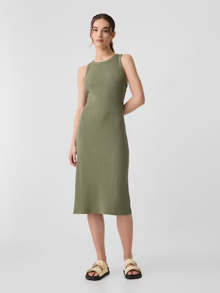 Ribbed Midi Tank Dress | Gap Factory
