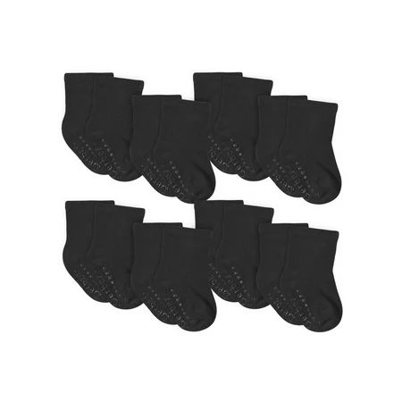 Gerber Baby & Toddler Boy or Girl Gender Neutral Wiggle-Proof Jersey Crew Socks 8-Pack (0/6 Months - | Walmart (US)