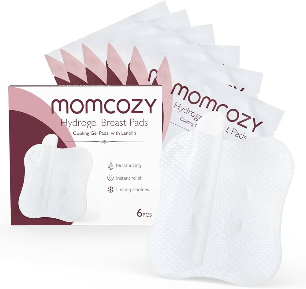 Momcozy Hydrogel Nipple Pads with Soothing Lanolin, Soothies Gel Nursing Pads Provide Instant Coo... | Amazon (US)