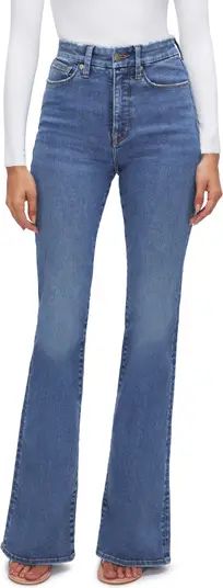 Good American Always Fits Good Classic High Waist Bootcut Jeans | Nordstrom | Nordstrom