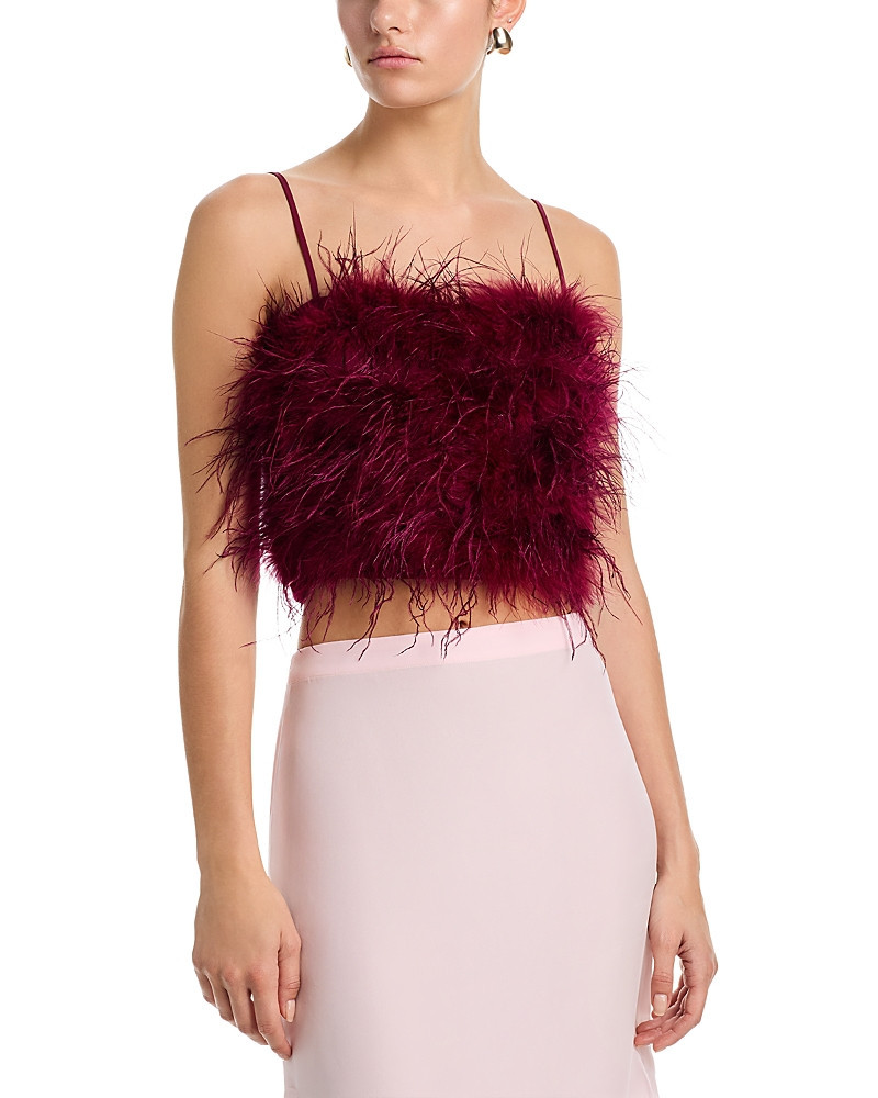 Lucy Paris Milly Feather Top | Bloomingdale's (US)