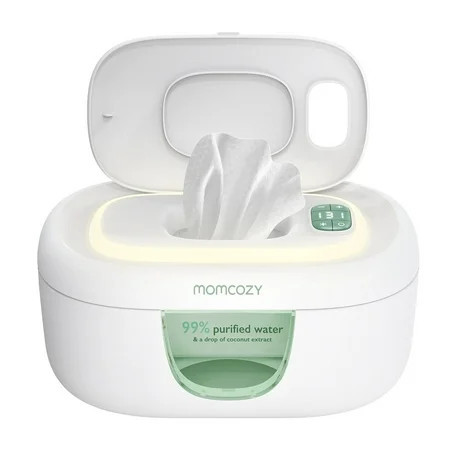 Momcozy Baby Wipe Warmer with Spring Design, 4 Modes Temperature, Wipe Dispenser with Night Light | Walmart (US)