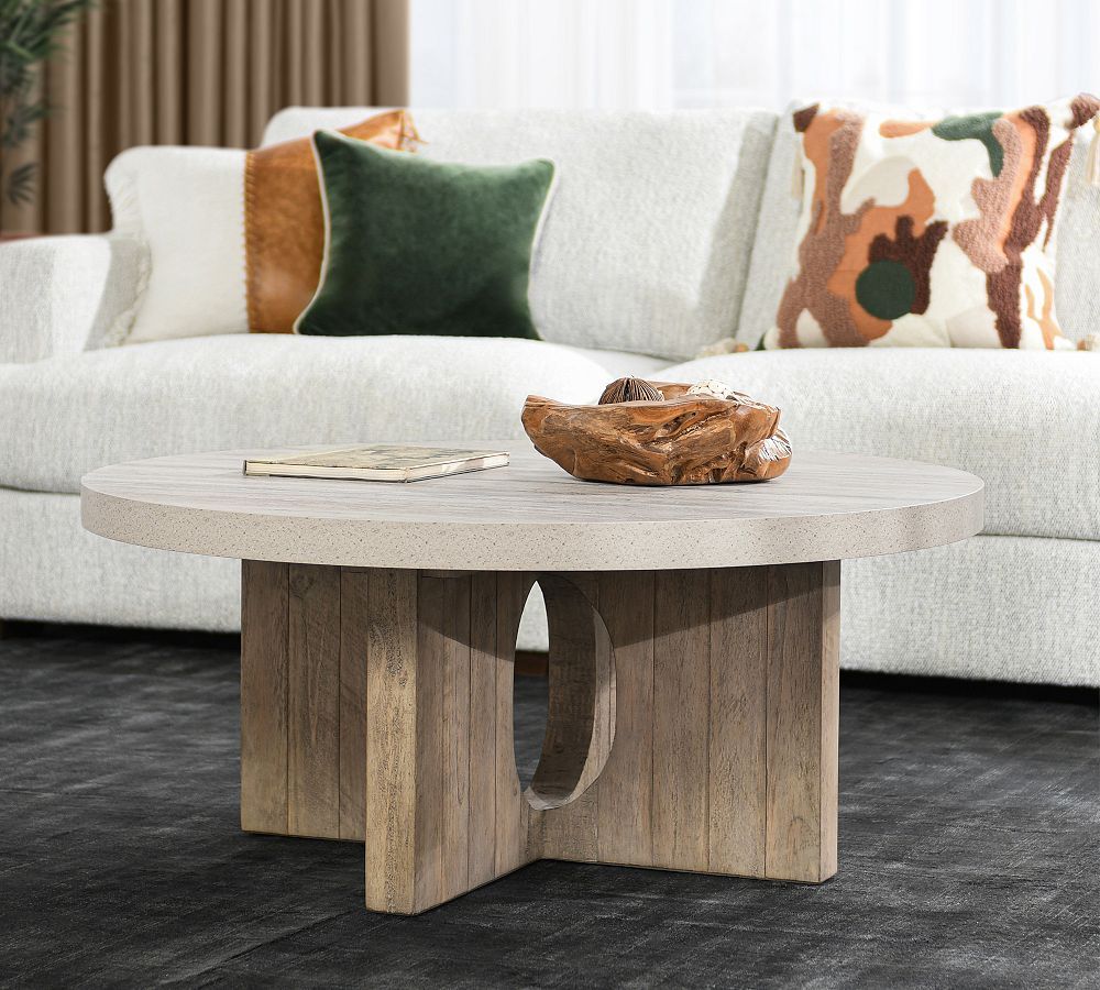 Zion Round Coffee Table (42") | Pottery Barn (US)