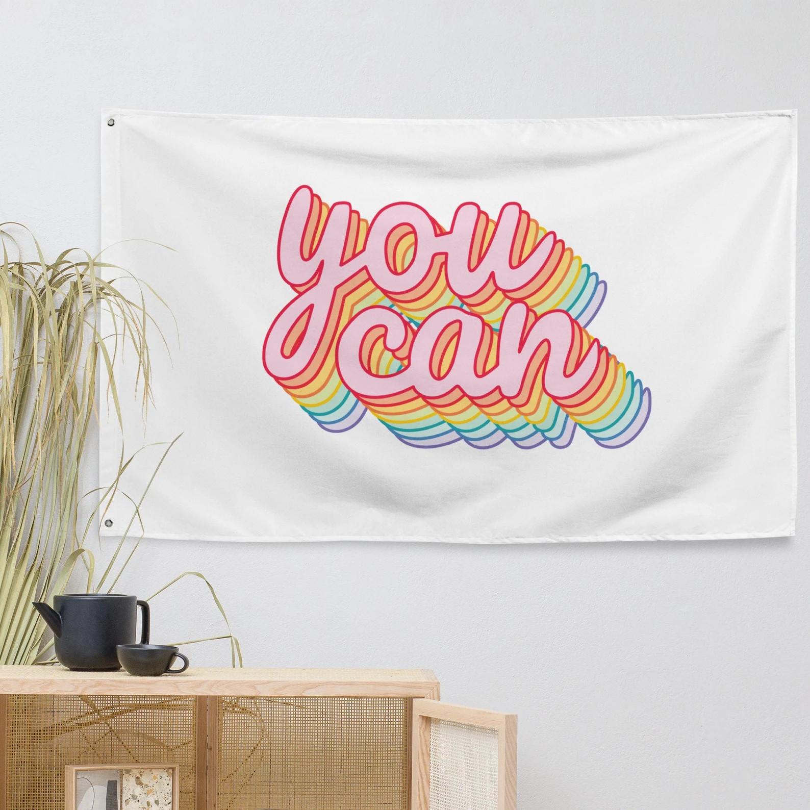 You Can Flag | 61 x 38 inches | Library Flag | Positive Classroom Decor | Etsy (US)