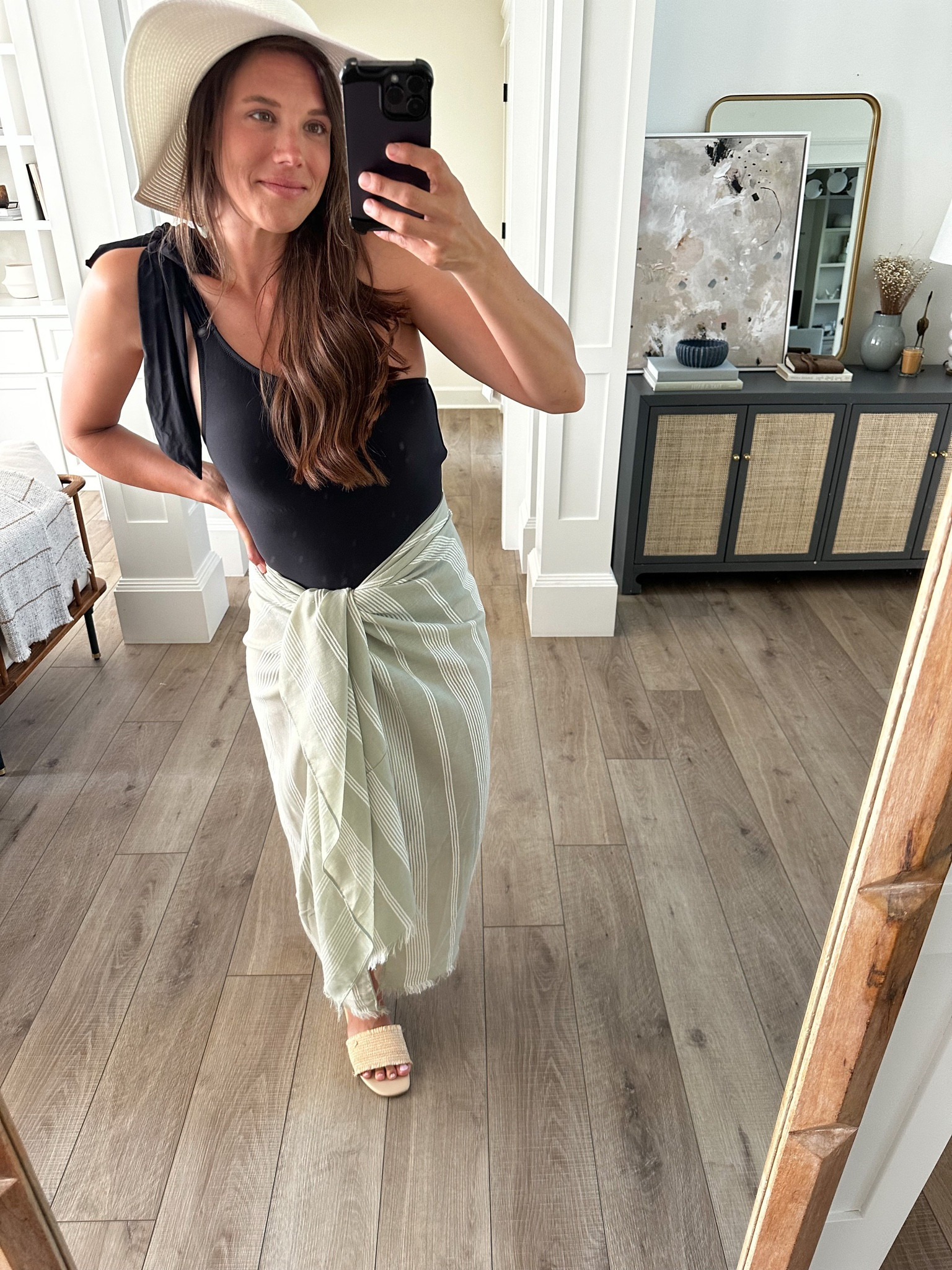 I’m ready for vacay! Also, add these rafia sandals and this ruana to your cart asap! The slide sandals are only $25 and my wrap is only $10! Linking my adorable hat as well! #walmartpartner #walmartfashion @walmartfashion #walmart

#LTKunder50 #LTKstyletip #LTKsalealert