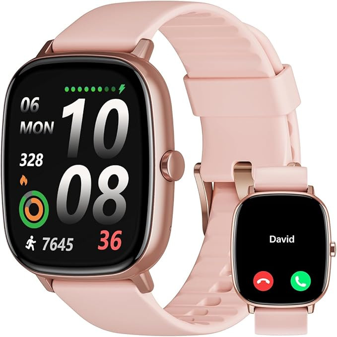 HUAKUA Smart Watches for Women with GPS Built-in, Answer/Make Calls, 1.95" Smartwatch for iPhone/... | Amazon (US)