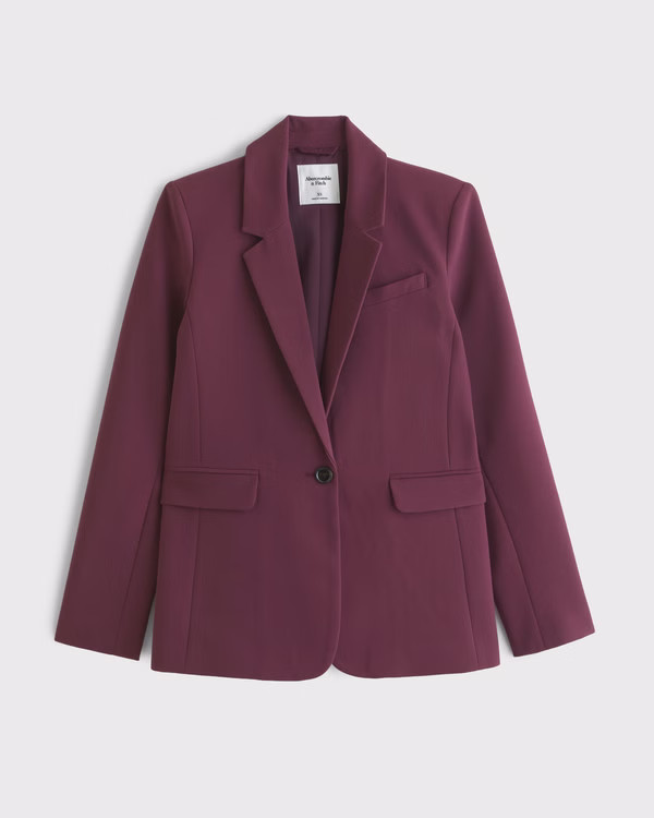 Women's Classic Suiting Blazer | Women's Coats & Jackets | Abercrombie.com | Abercrombie & Fitch (US)