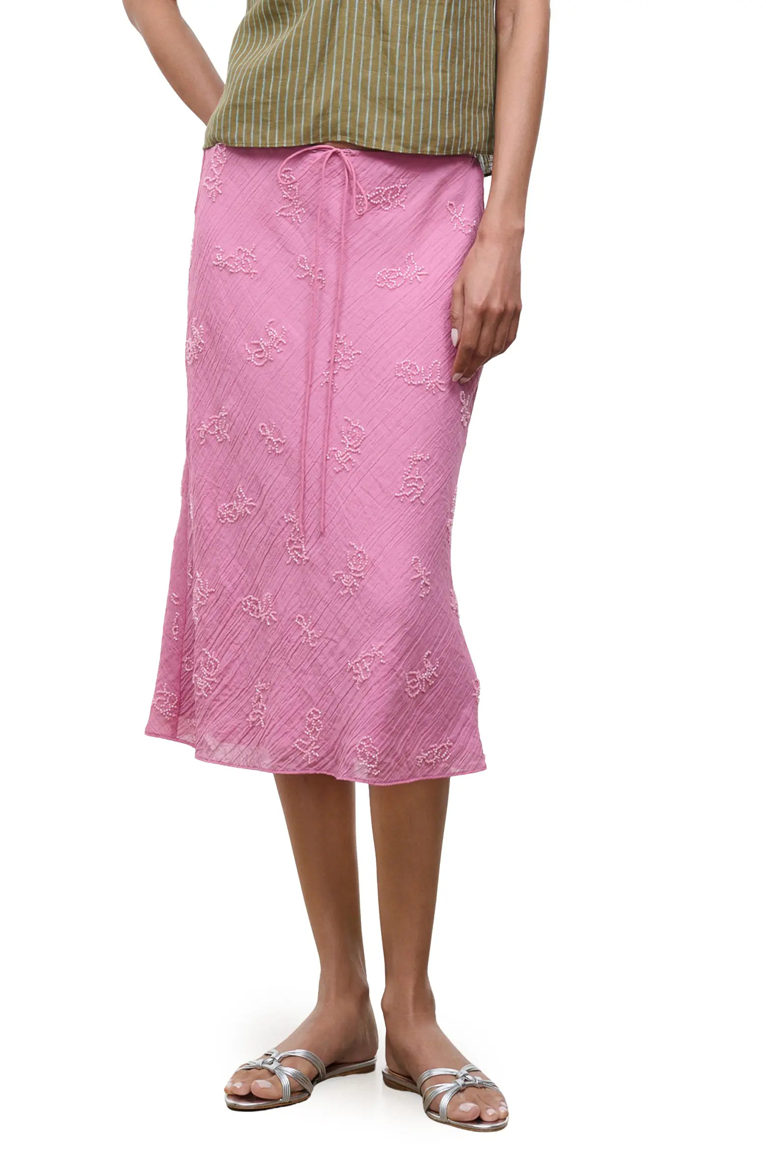 Lucia Beaded Floral Skirt | Nordstrom
