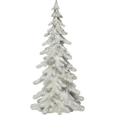 Transpac Resin 16 in. White Christmas Sparkle Tree | Target
