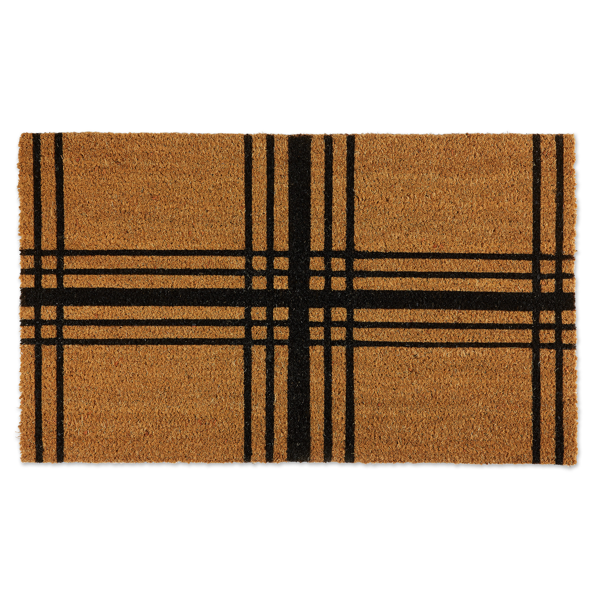 DII Black Farmhouse Plaid Doormat | Walmart (US)