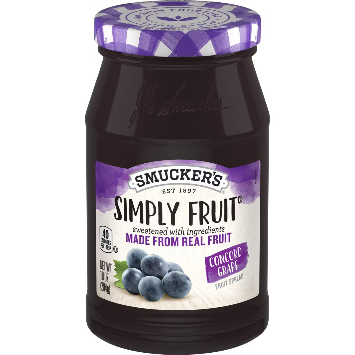 Smucker's Simply Fruit Concord Grape Fruit Spread - 10oz | Target