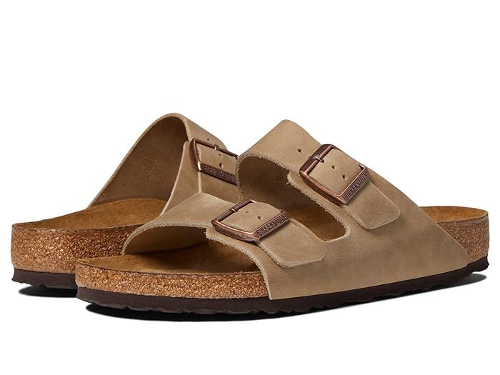 Birkenstock Arizona Soft Footbed - Leather (Unisex) | Zappos