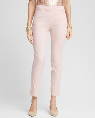 Brigitte Sequined Slim Ankle Pants | Chico's