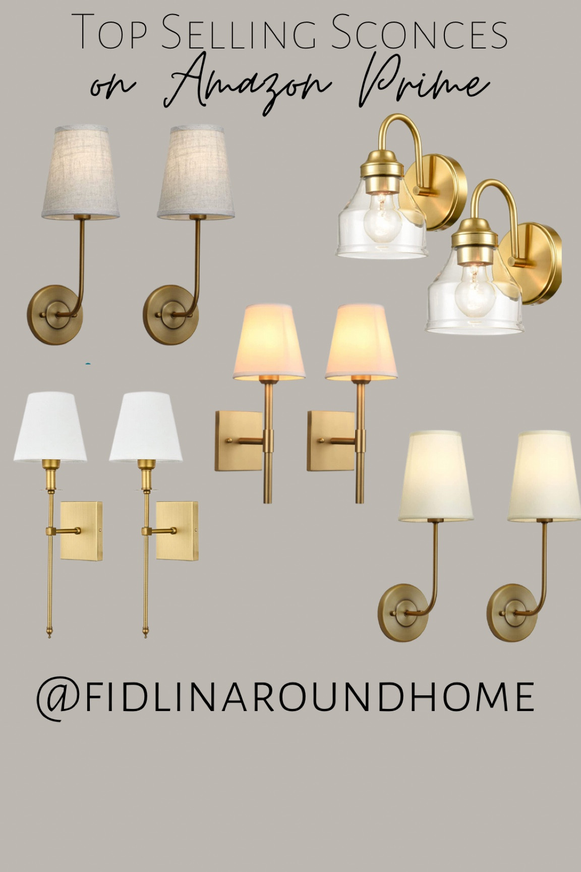 Gold wall light sconces in sets of 2, on Amazon prime 

#LTKhome #LTKFind