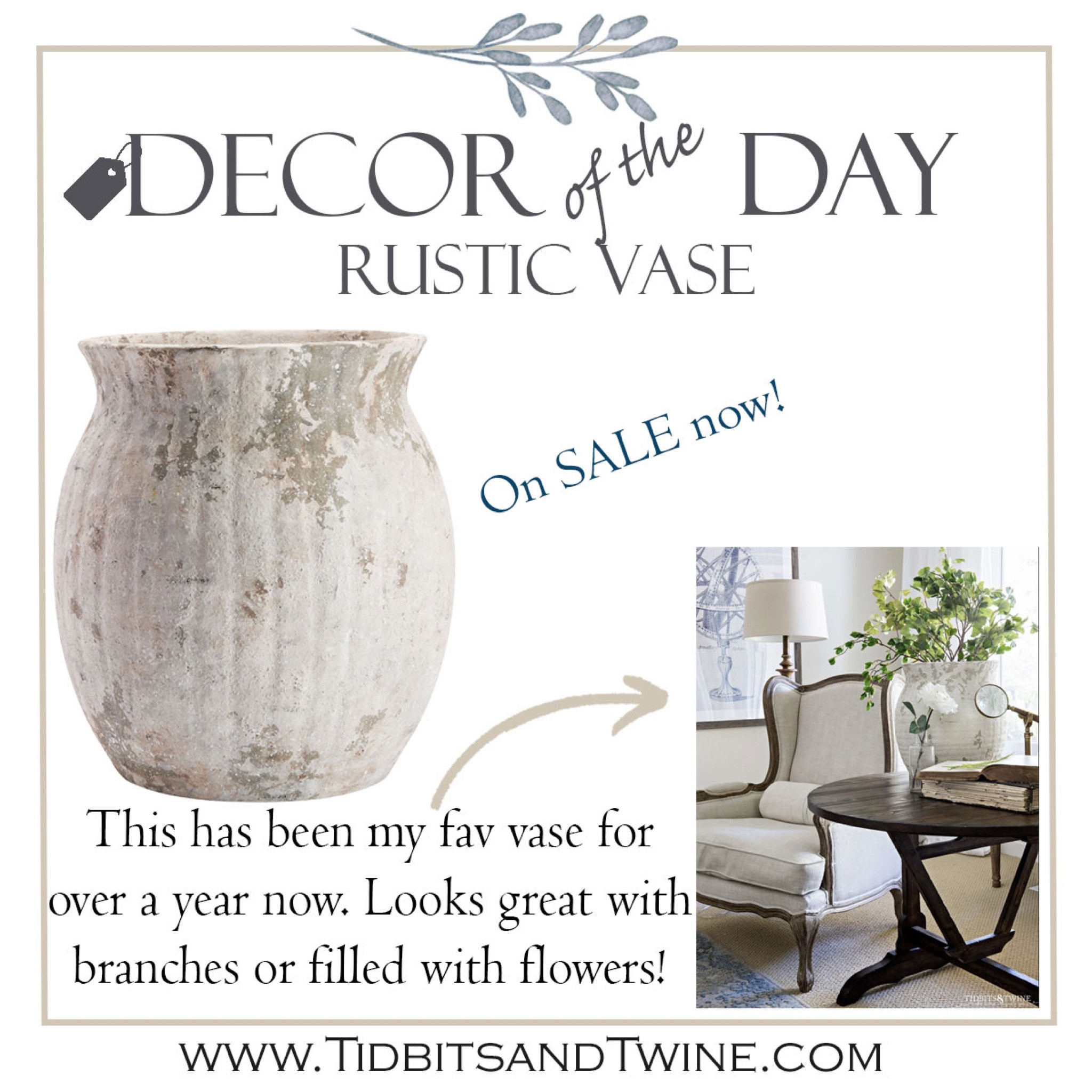 Favorite rustic vase from pottery barn 

Home decor, pottery barn find, flower vase, home style, home decor 

#LTKstyletip #LTKhome #LTKFind