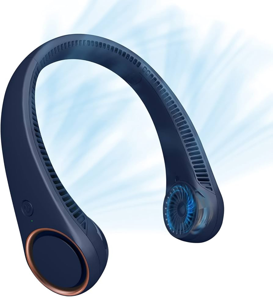 CIVPOWER Neck Fan: Portable Personal Neck Cooling Rechargeable Bladeless Fan - Hands Free 3 Speed... | Amazon (US)