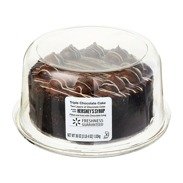 Freshness Guaranteed 7" Double Layer Chocolate Cake Made with Hershey's, 36 oz (Refrigerated Cake... | Walmart (US)