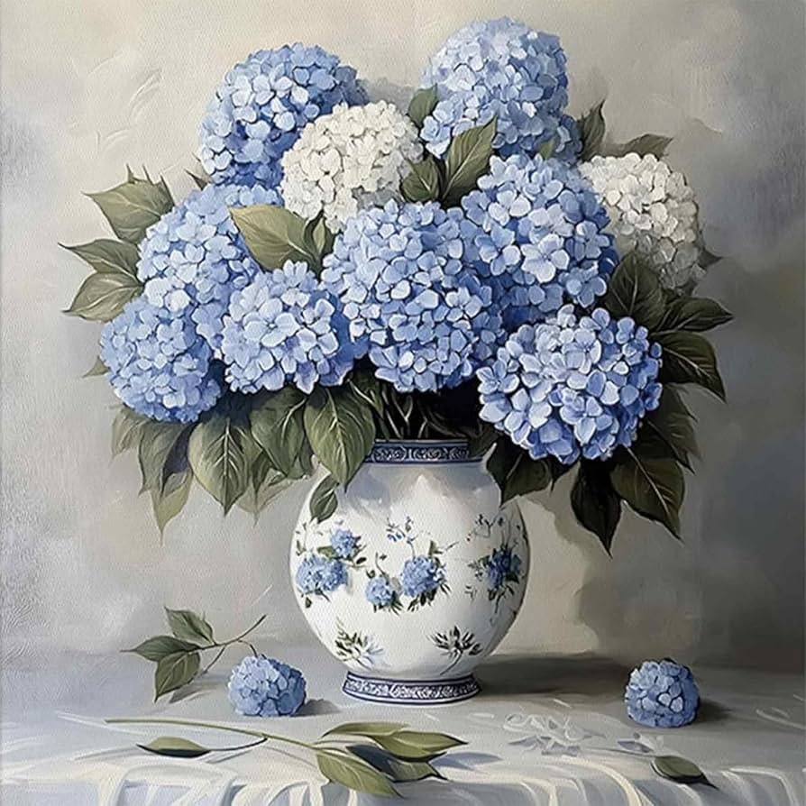 Diamond Art Kits for Adults,Hydrangea Diamond Painting Kits 12 x 12in | Amazon (US)