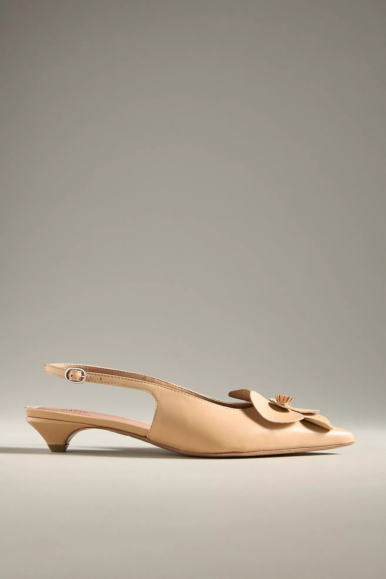 Maeve Floral Slingback Heels | Anthropologie (US)