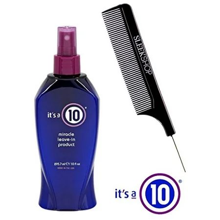 It's a 10 Ten Miracle Leave-In Product Spray Conditioner (with Sleek Steel Pin Tail Comb) - Original | Walmart (US)