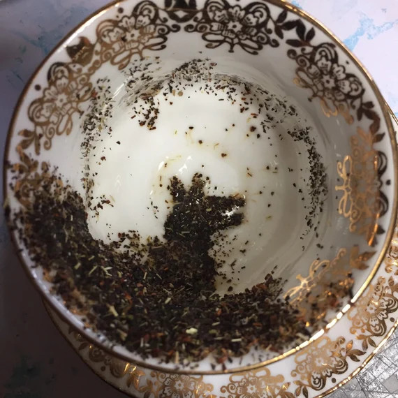 Free Shipping  THE GRIM an Omen in Tea Leaves  Vintage Tea - Etsy | Etsy (US)