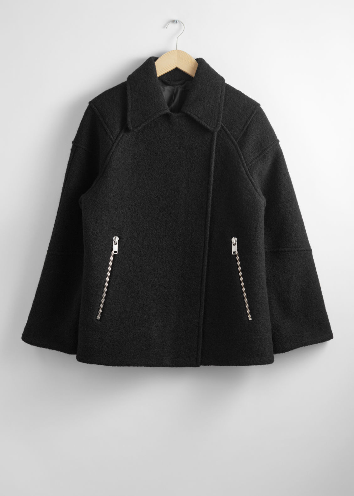 Biker Wool Jacket - Black | & Other Stories (EU + UK)