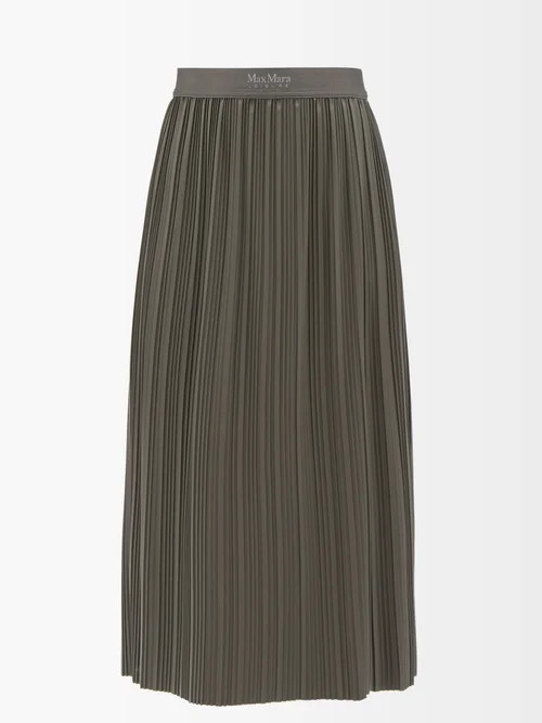 Max Mara Leisure - Kabir Skirt - Womens - Dark Green | Matches (US)