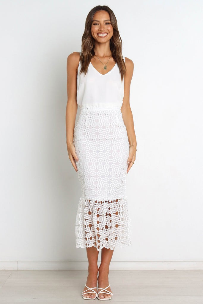 Kiera Skirt - White | Petal & Pup (AU)