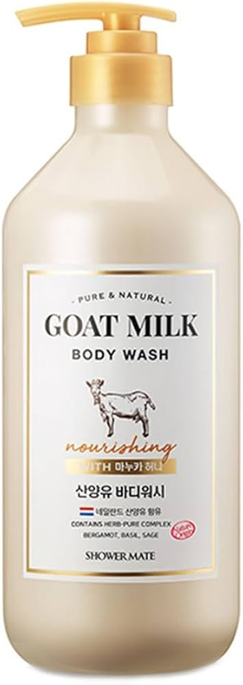 SHOWERMATE Goat Milk Body Wash Manuka Honey 27 fl oz / 800 ml (1 Pack) | Amazon (US)