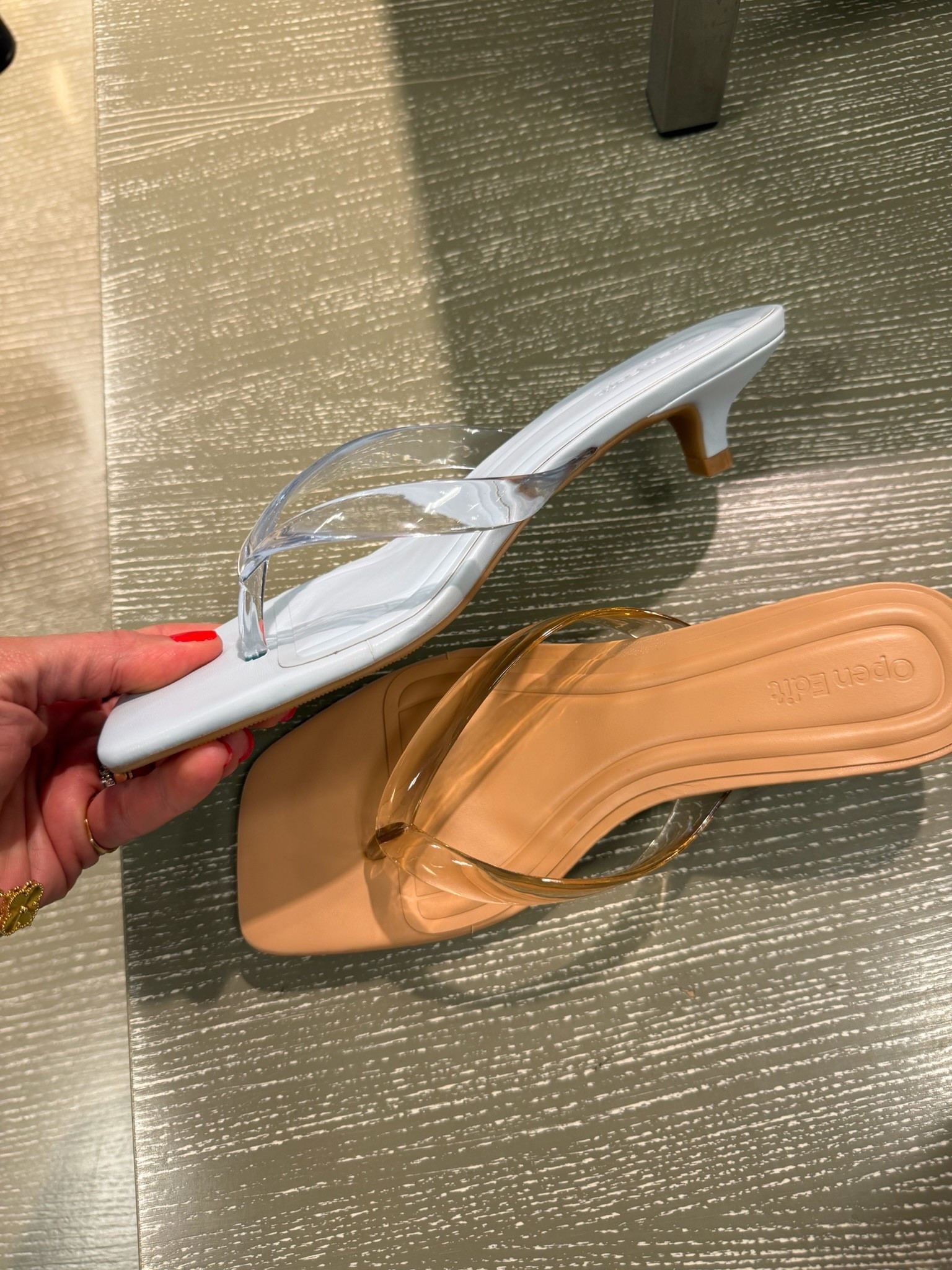 These are so good 🤍 the clear strap makes them go with literally everything and the little heel is the perfect everyday height

Easy to dress up or down and such a staple for spring and summer

clear heel sandals, neutral heels, spring shoes, summer outfit shoes, versatile footwear, everyday heels, minimal style

#LTKOver40 #LTKSeasonal #LTKootd