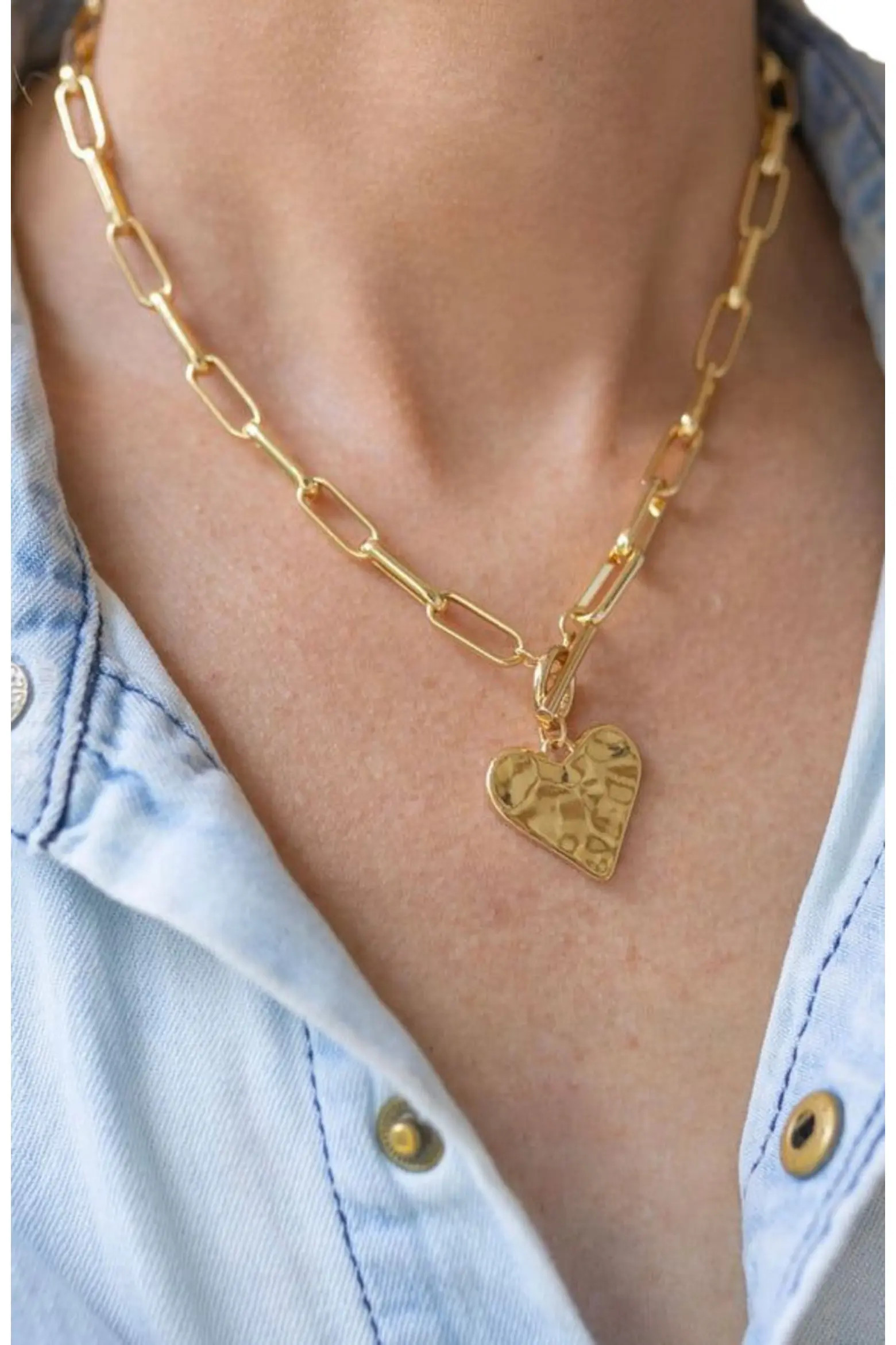 Hammered Heart Toggle Necklace (Women) | Nordstrom | Nordstrom