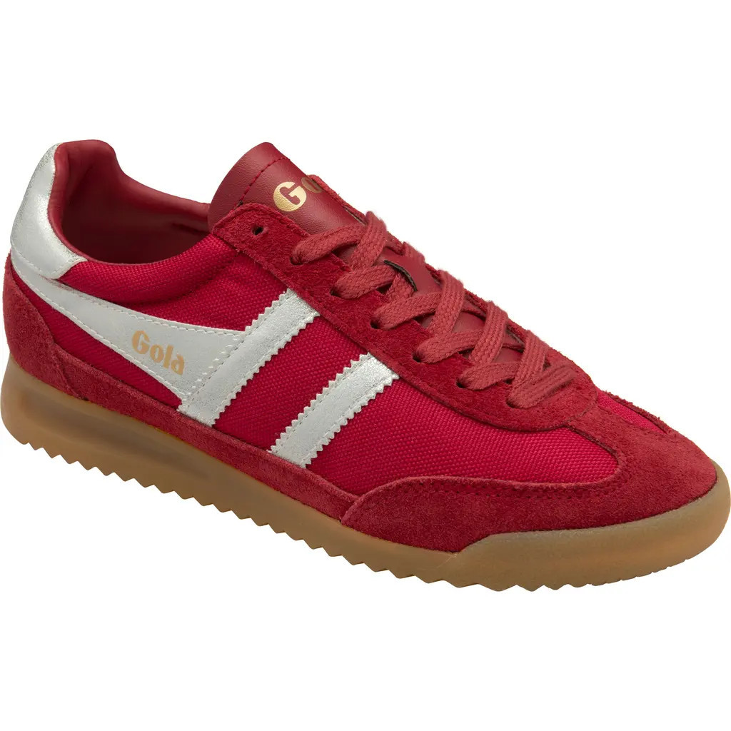Gola Tornado Sneaker in Deep Red/Silver at Nordstrom, Size 9.5 | Nordstrom