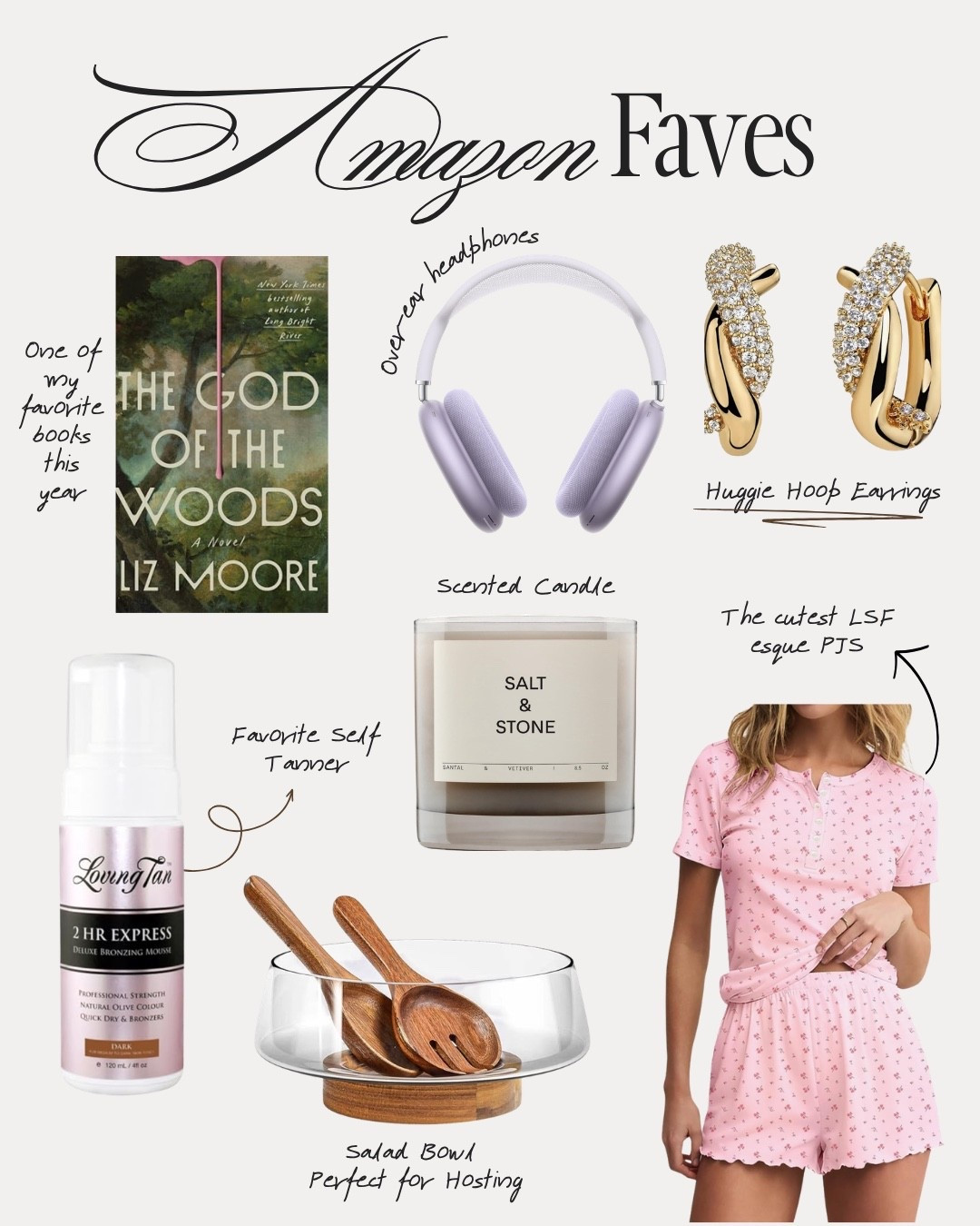My Amazon faves lately 🤍

A little edit of the things I’m loving right now—from one of my favorite books of the year to the cutest LSF-esque pajamas, my go-to self tanner and a few home finds I genuinely love.

#amazonfinds #amazonfavorites #amazonhome #amazonfashion #ltkfinds #ltkhome #ltkunder50 #currentlyloving

#LTKdayinmylife #LTKselfcare #LTKvlog