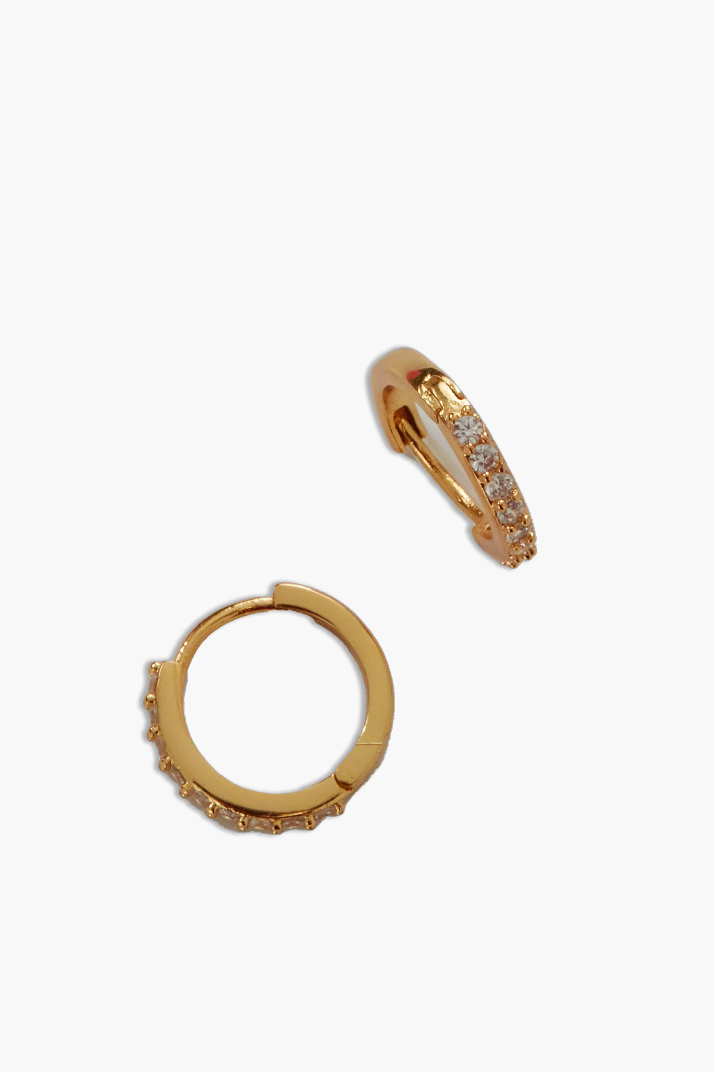 Crystal Huggie Hoop Earrings | Tuckernuck (US)