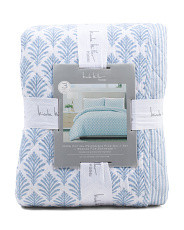 3pc Diamond Leaf Cotton Quilt Set | Marshalls
