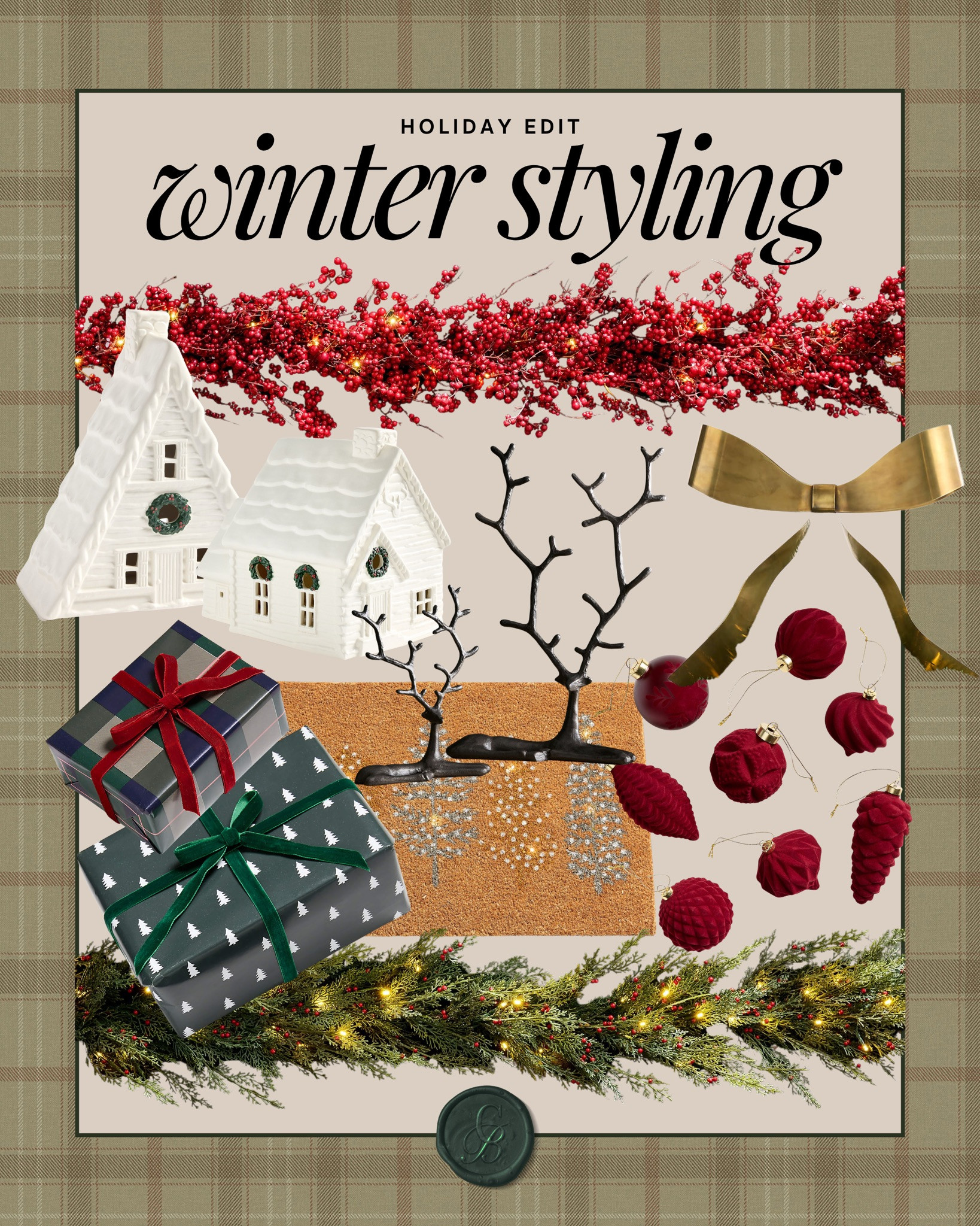 ✨ Holiday styling made simple.
Mixing rich textures, warm lights, and timeless pieces from Pottery Barn and Crate & Barrel — the perfect balance of cozy and elevated. From garlands and ornaments to those little festive accents that make every corner feel special.🤍

#PotteryBarn #CrateAndBarrel #HolidayDecor #LTKHome #LTKHoliday #LTKGiftGuide #HomeFavorites #HolidayFavorites #LTKMostLoved #SeasonalStyle 

 #LTKSeasonal #LTKHome #LTKStyleTip