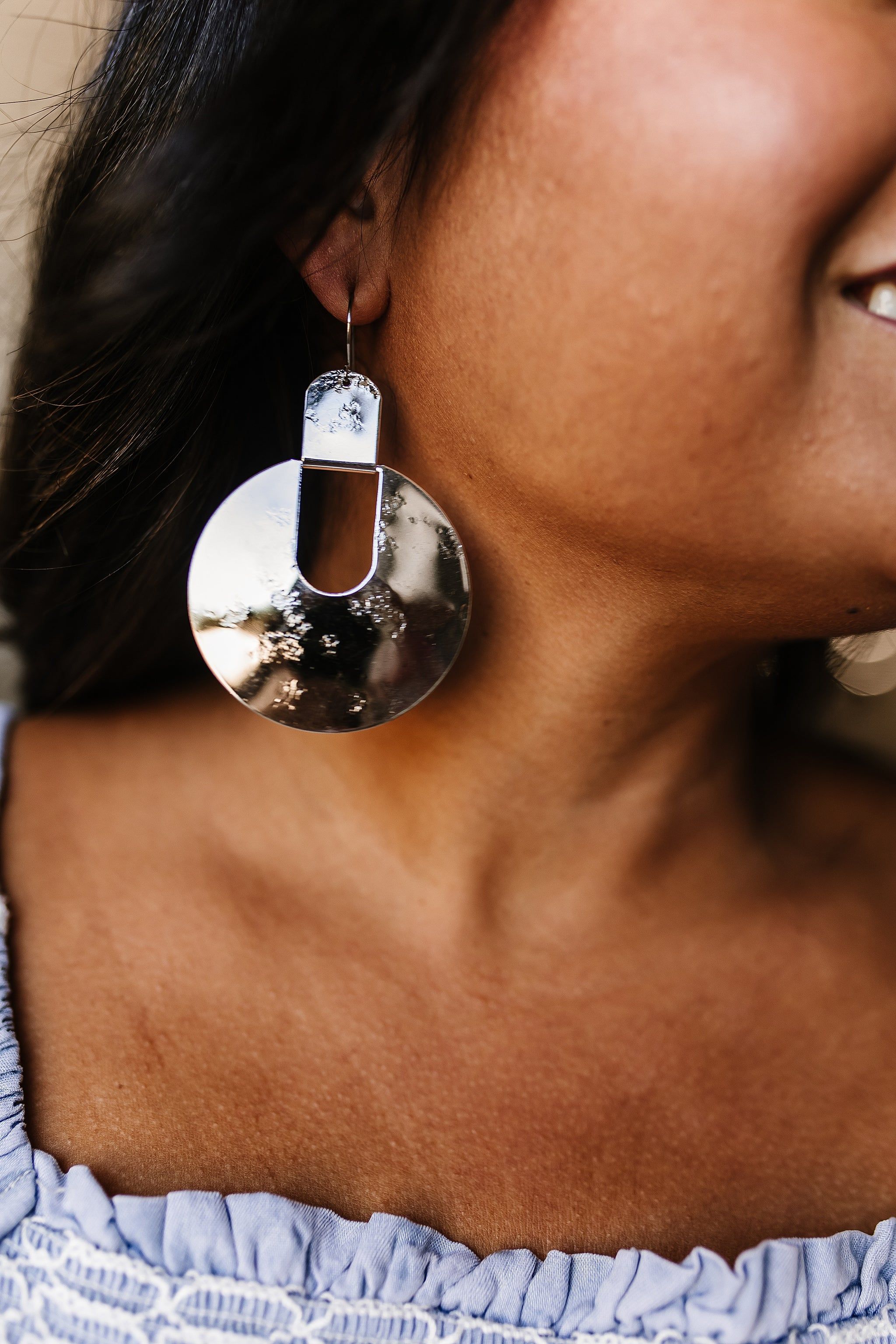 Egypt Earrings - Silver | Mindy Mae's Market