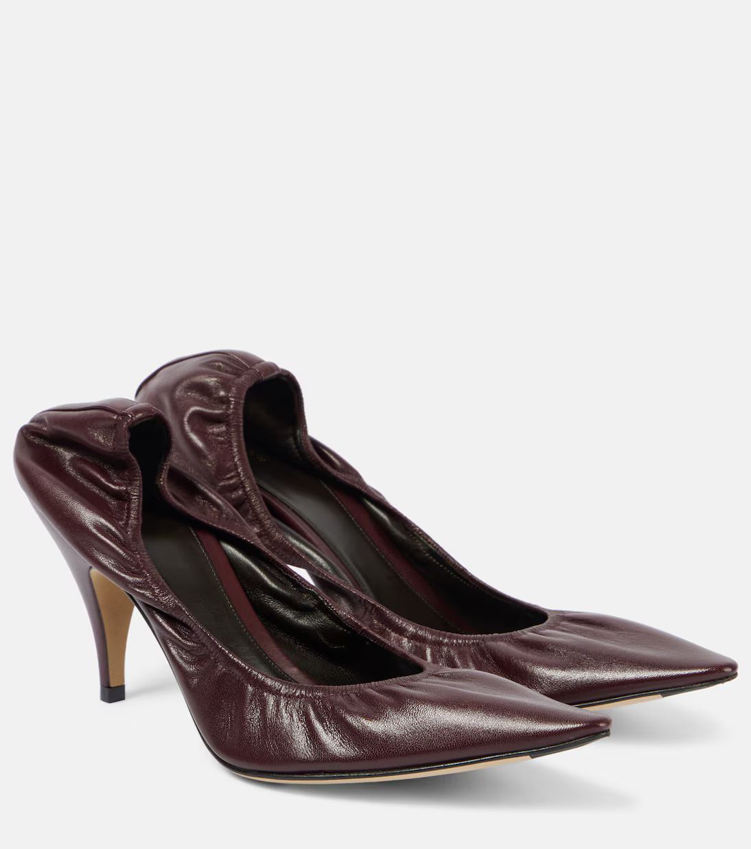 Uxor 80 leather pumps | Mytheresa (UK)