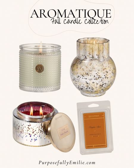 Aromatique Fall Candle Collection #aromatiquelove

#LTKhome #LTKSeasonal